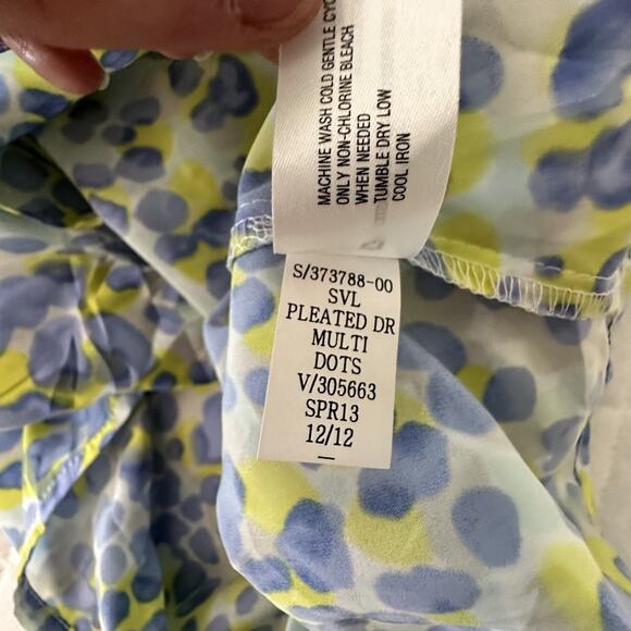 GAP MATERNITY Womens Dress XS Blue Green Summer Sundress Lightweight Preppy - Picture 7 of 11